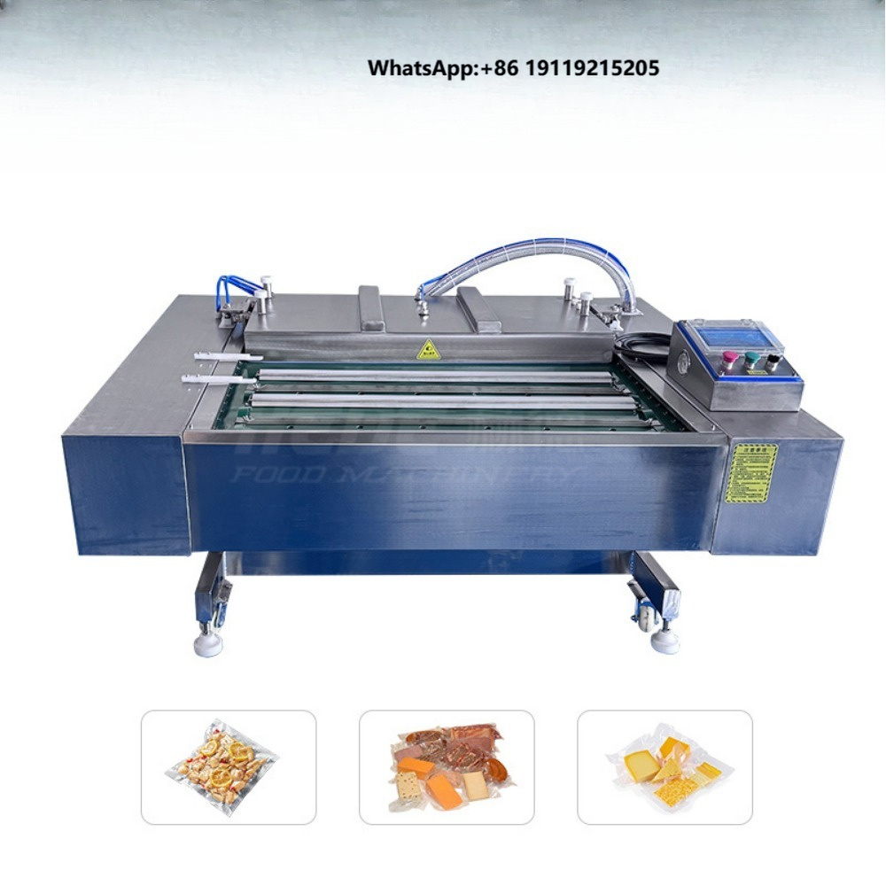 Food Vacuum Sealer Machine - Вакуумный упаковочный аппарат с непрерывной подачей,
