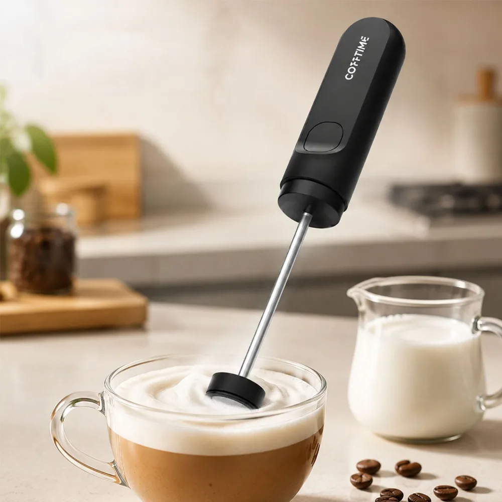 Electric Milk Frother Handheld - Электрический вспениватель для молока, легко создающий