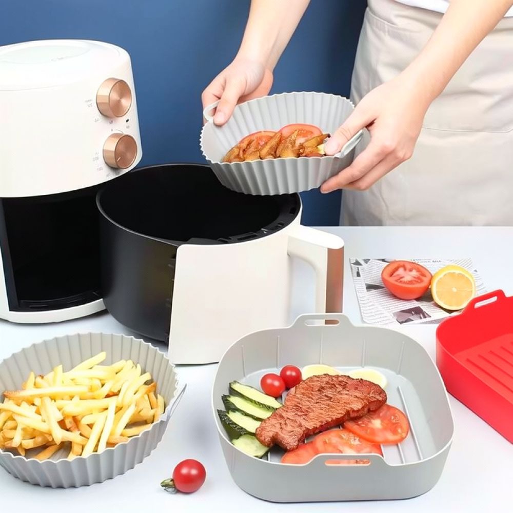 Многоразовая квадратная силико – обзор и цена Air Fryer Silicone Pot Liner