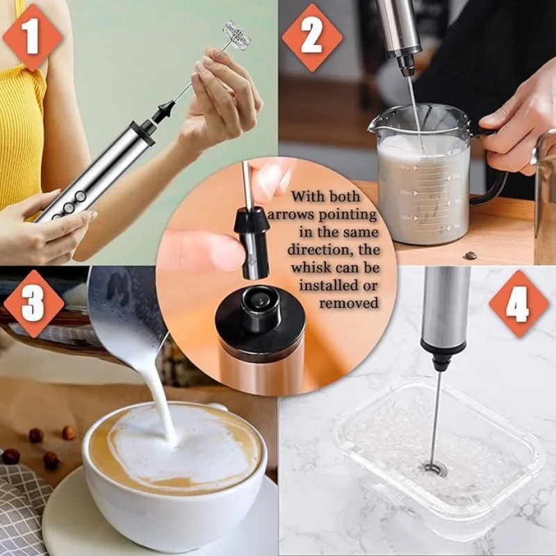 Электрический ручной вспениват – обзор и цена Electric Milk Frother Handheld