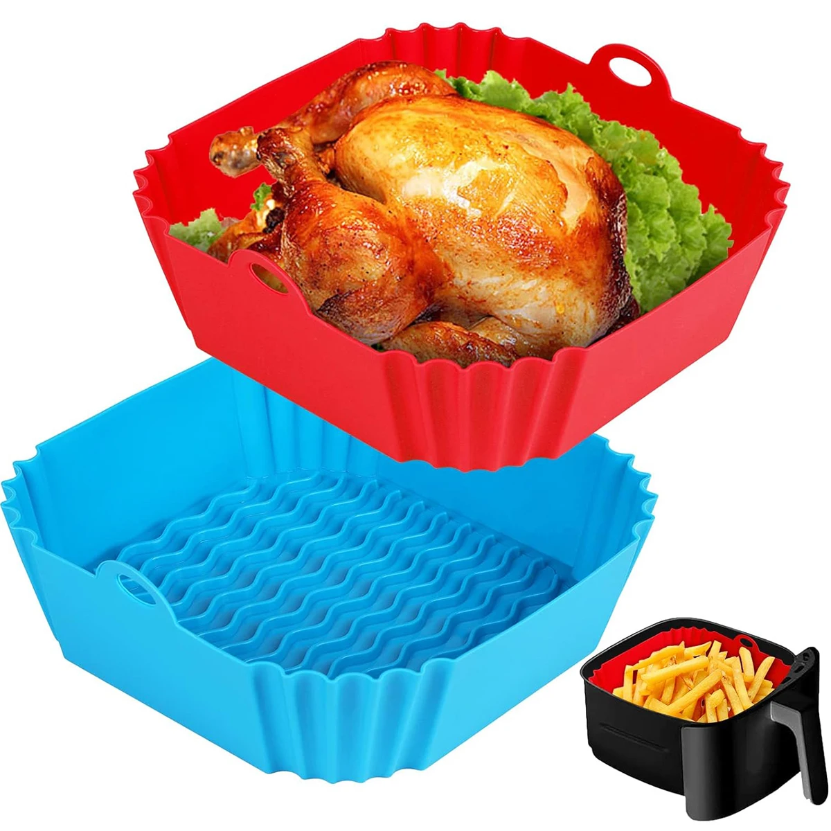 Силиконовые вкладыши для аэроф – обзор и цена Air Fryer Silicone Pot Liner